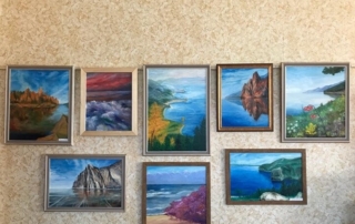 Выставка картин о Байкале открылась в Кунье