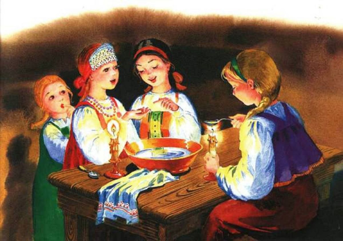 Святочные девичьи посиделки - ансамбль «Веснушки»
